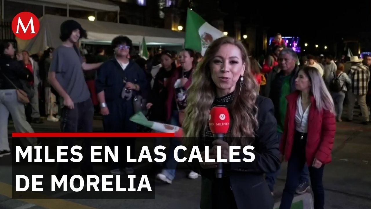 Miles de michoacanos celebran fiestas patrias en Morelia con Pepe Aguilar