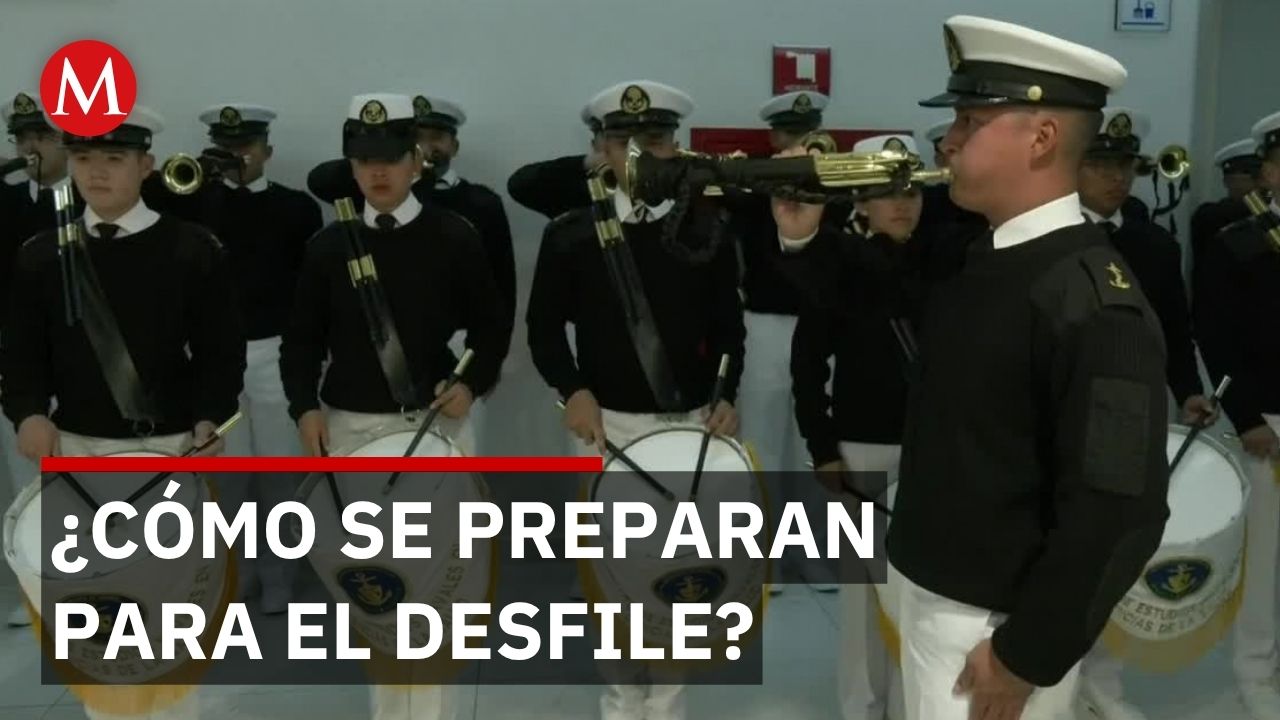 Así se preparan elementos de las Fuerzas Armadas para participar en el Desfile Militar