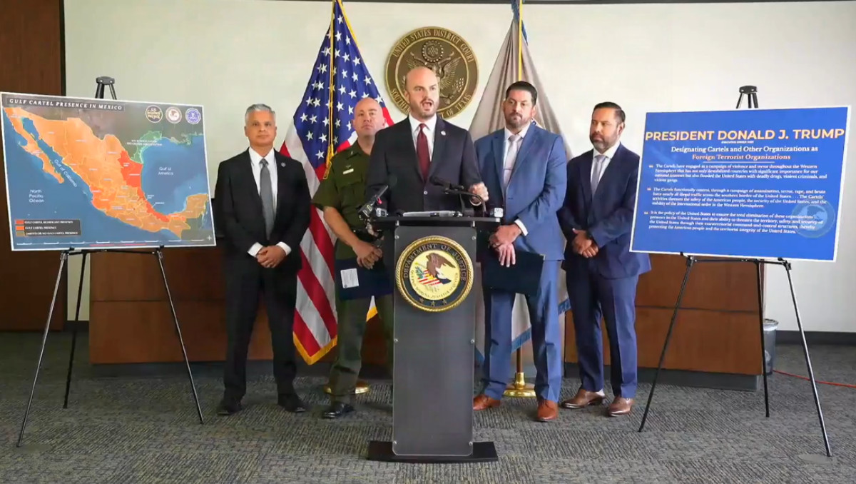 Estados Unidos anunció los cargos contra José Flores Flores, del Cártel del Golfo. | Foto: Departamento de Justicia