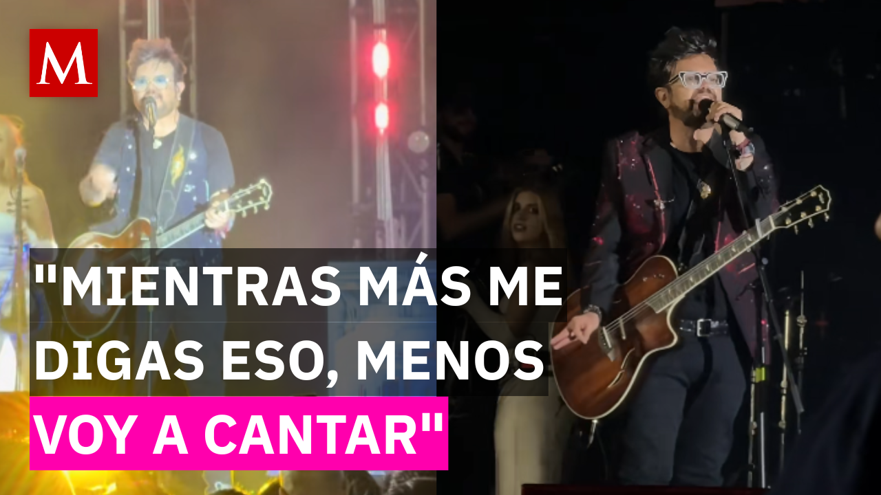 Aleks Syntek vs. el público: el reclamo durante concierto que generó reacciones en redes