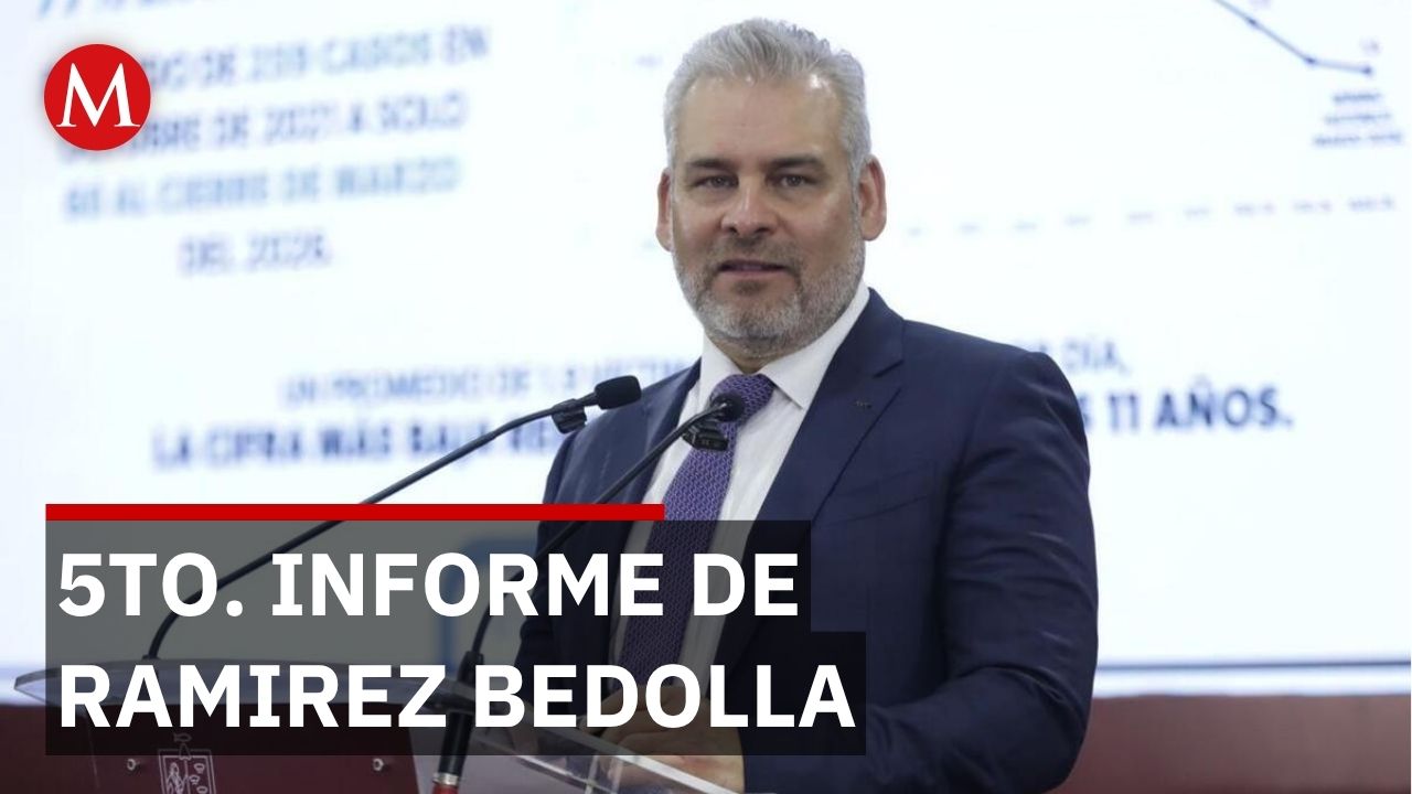 Alfredo Ramírez Bedolla presenta inversiones y avances durante su quinto informe
