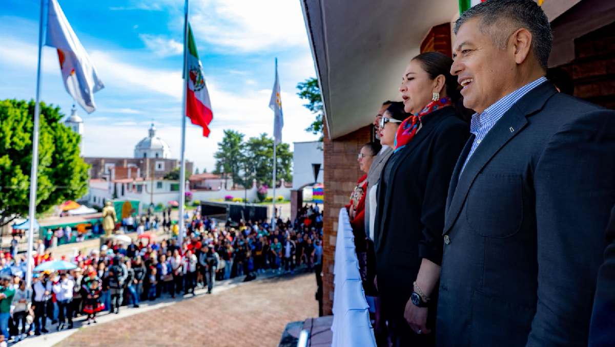 El desfile por la Independencia concluyó exitosamente en Coacalco. | Foto: Cortesía