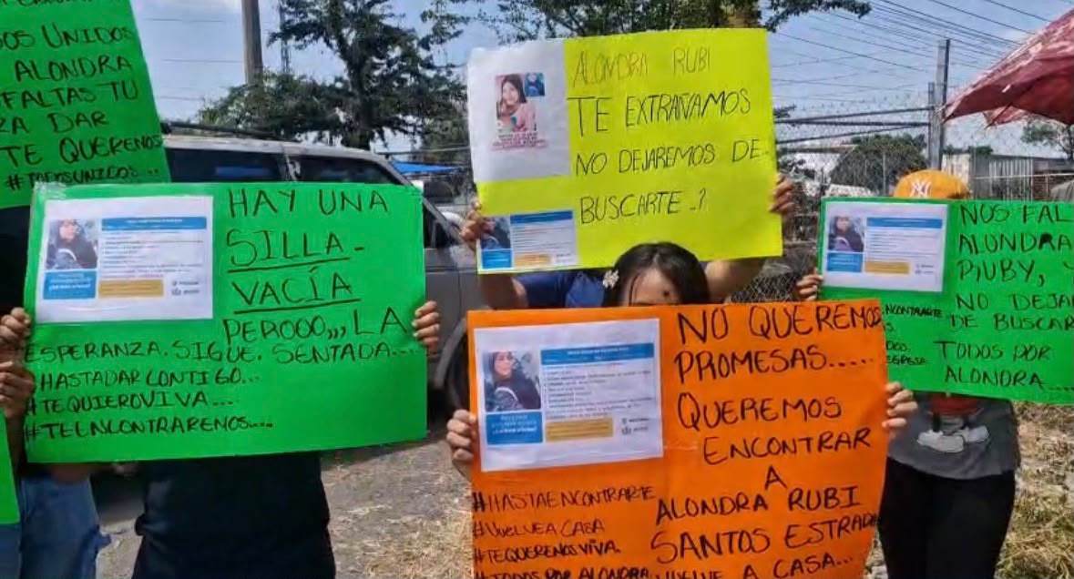 Exigen la localización de Alondra Rubí. (Tony Martínez)