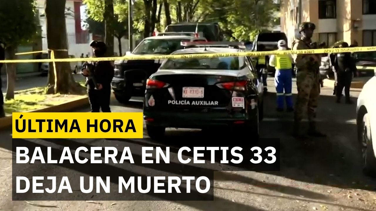 Joven de 18 años muere en balacera en CETIS 33; familiares llegan al lugar