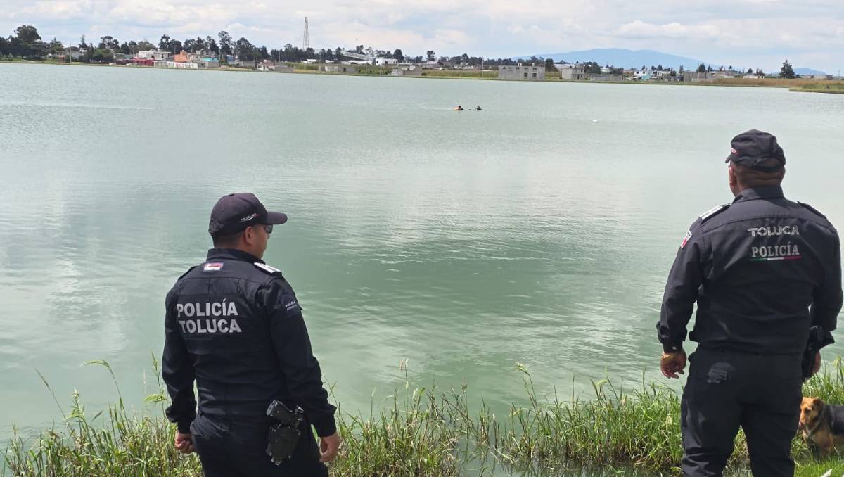 El joven murió ahogado en la laguna del Bordo de San Jerónimo, al norte de Toluca, informaron autoridades. | Foto: Especial