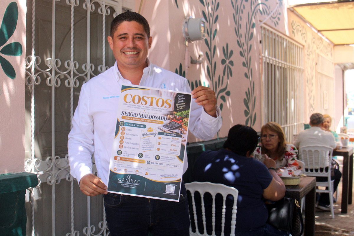 Lerdo capacitará a emprendedores y negocios del sector gastronómico. | Foto: Rolando Riestra.