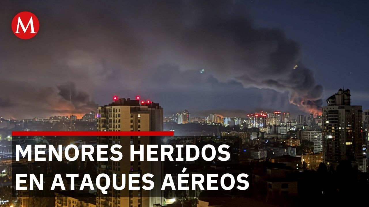 Menores heridos en bombardeos rusos que destruyen infraestructura en Kiev