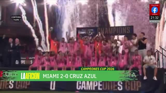 Miami vence al Cruz Azul dos goles a cero | Milenio Noticias: La Afición, 16 de septiembre de 2026
