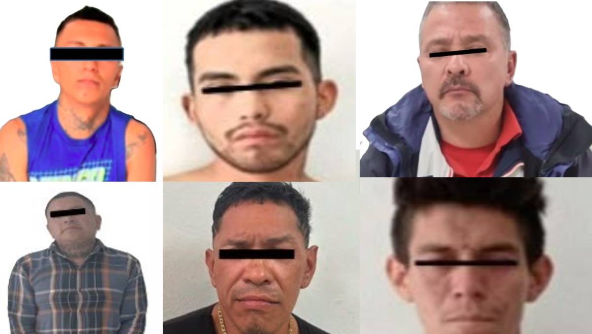 Seis personas fueron detenidas en Neza por su presunta relación con encubrimiento por receptación de motos robadas. | Foto: Especial