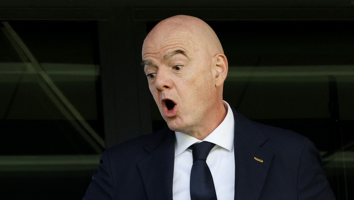 Presidenta de la Federación Inglesa pide a Infantino revelar detalles sobre sus planes del Mundial y el caso Balogun (Reuters)