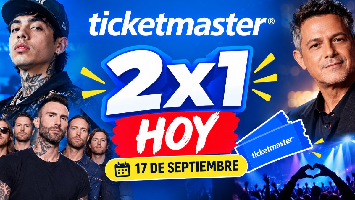 Ticketmaster 2x1 HOY 17 de septiembre: lista de eventos incluidos | IA M2