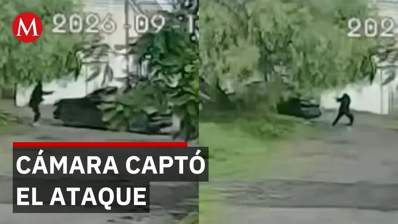 Video muestra sicarios esperando bajo un árbol antes de atacar a asesor en Tecámac