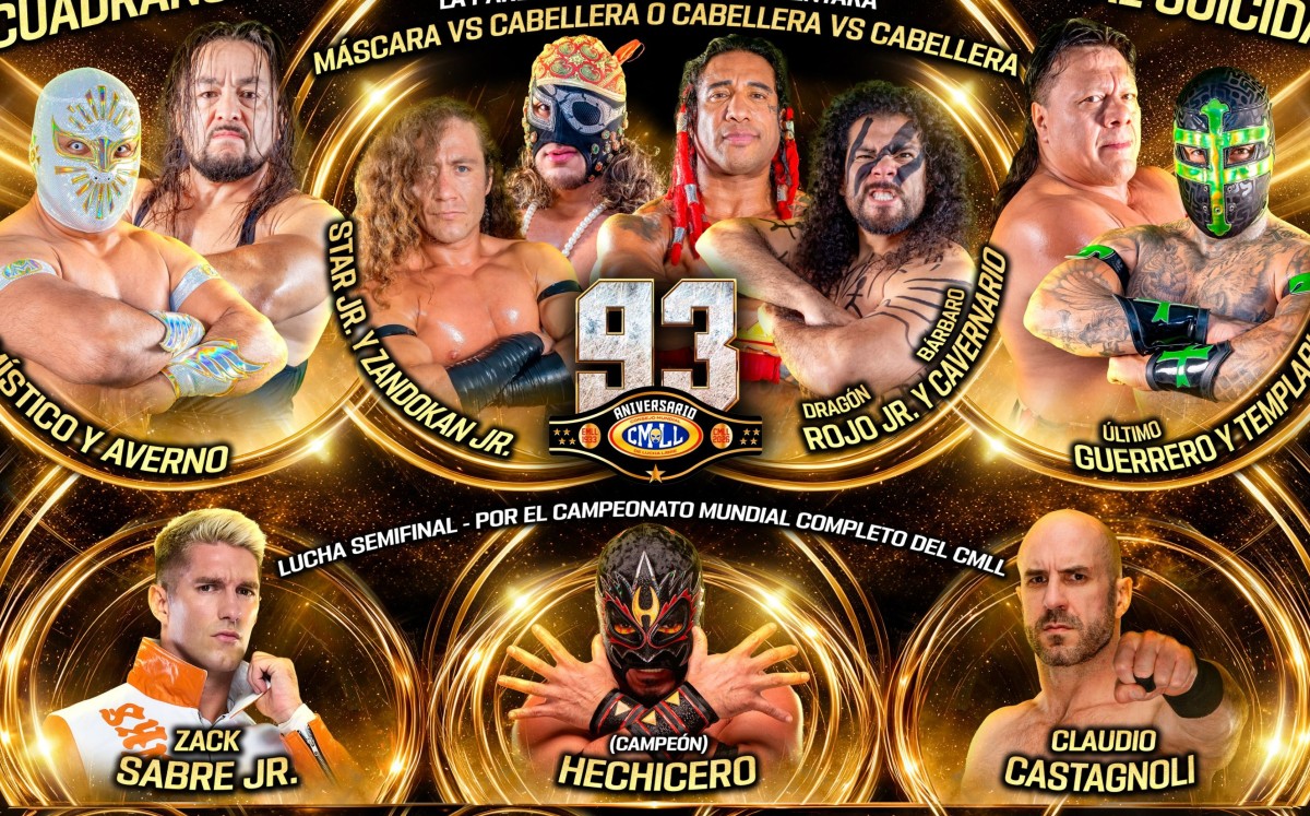 Dónde ver 93 Aniversario del CMLL | Fecha, horario y cartelera completa (X @CMLL_OFICIAL)