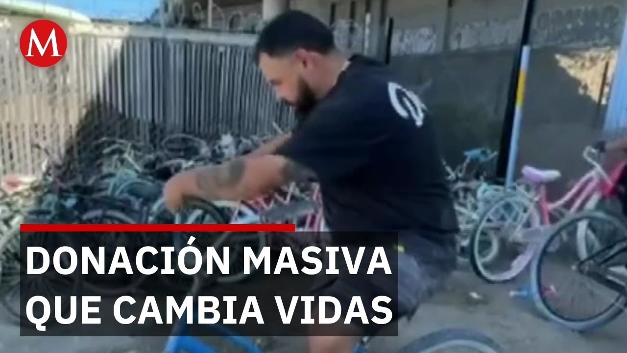 Donan 500 bicicletas en Tijuana para madres buscadoras y migrantes que caminan