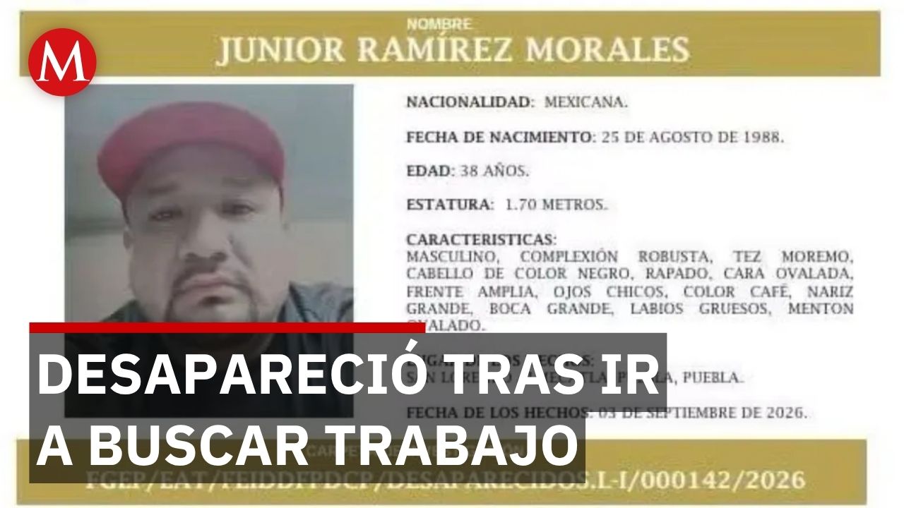 Familia busca a Junior Ramírez desaparecido desde el 4 de septiembre