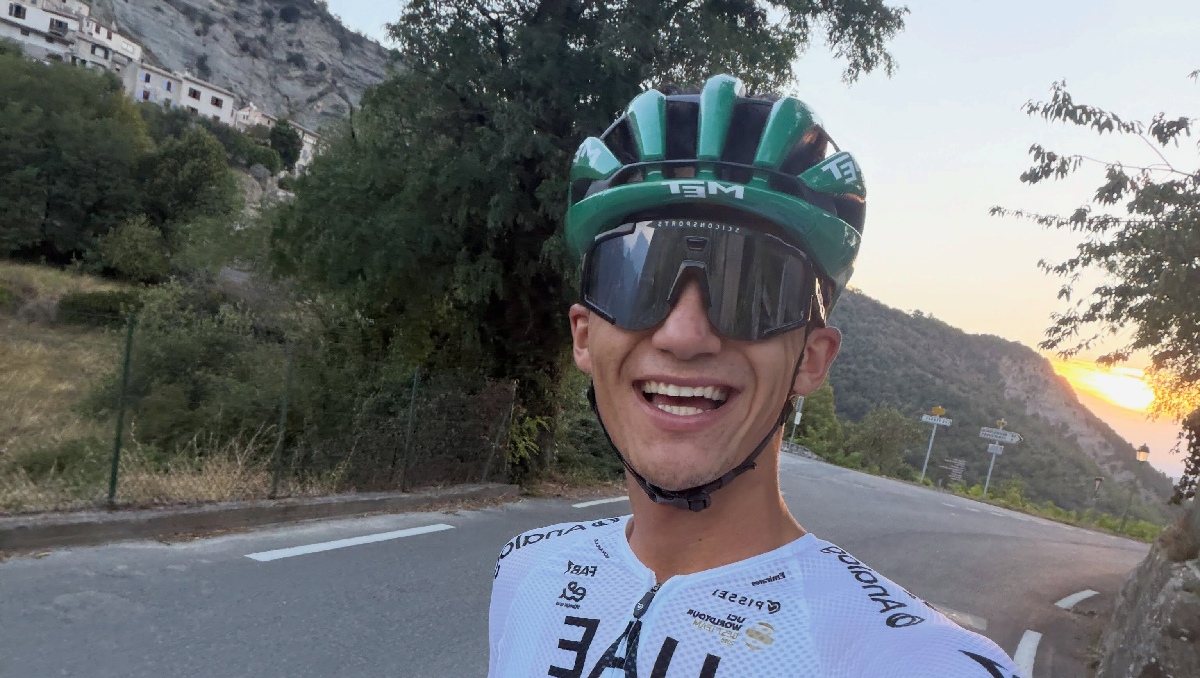Isaac del Toro, principal amenaza para Evenepoel en el Mundial de Ciclismo (Instagram @isaac_deltoro_romero1)