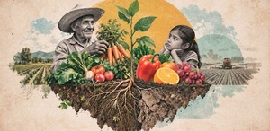 Descubre por qué frutas y verduras han perdido hasta un 50 % de sus nutrientes en los últimos 70 años y la urgencia de recuperar la salud del suelo.