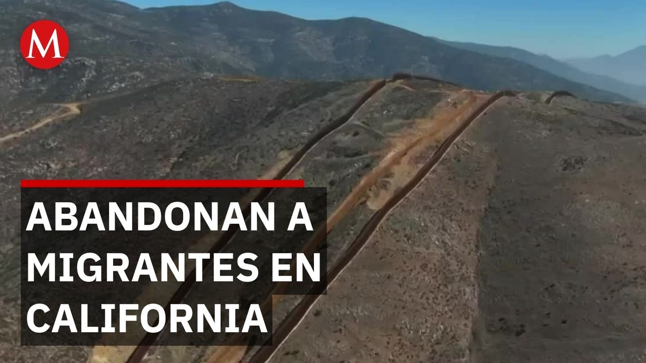 31 migrantes rescatados de camión en California; traficante huye a México
