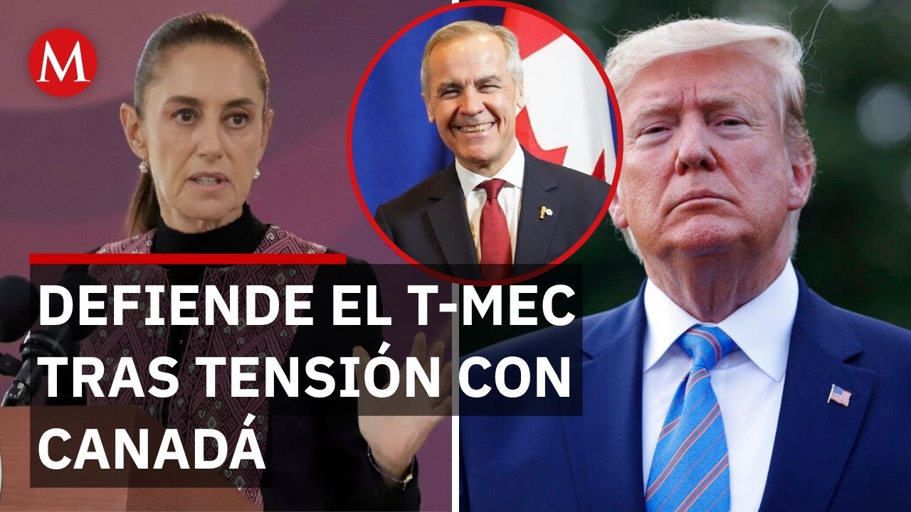 Sheinbaum defiende postura de Canadá frente a EU por el T-MEC; "Sigue vigente"
