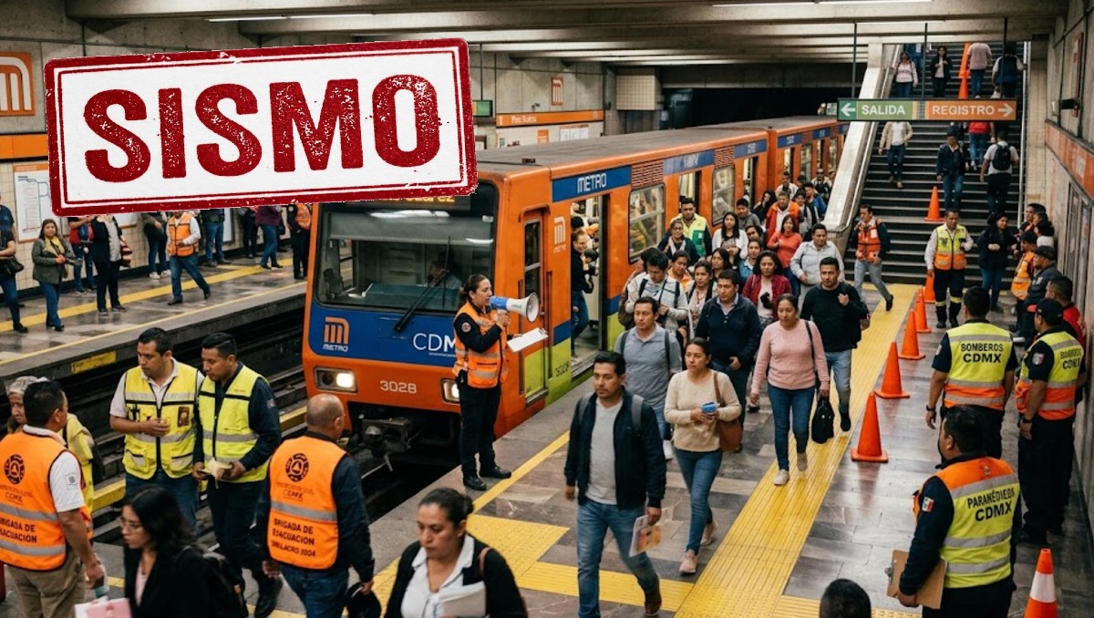 Simulacro por sismos en el Metro de la Ciudad de México | IA DISCOVER