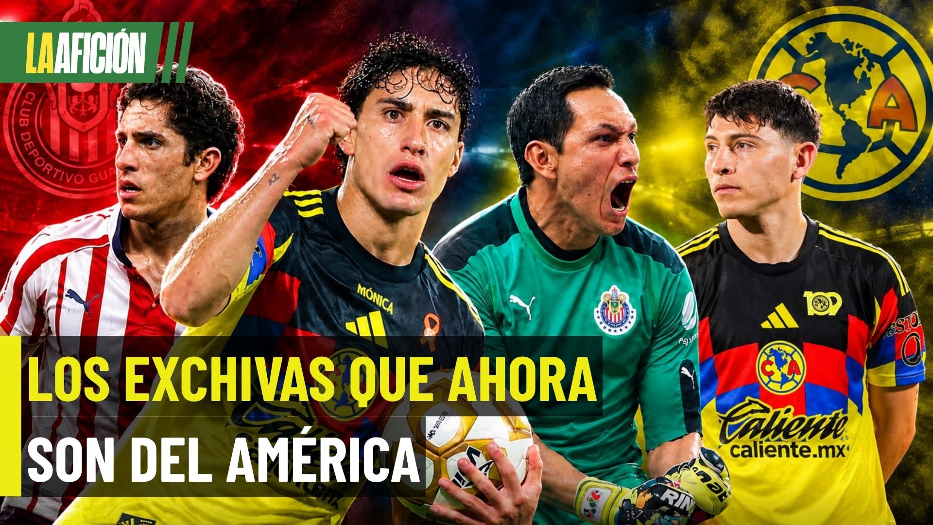 ¿Traicionaron los colores? Los futbolistas que jugaron para Chivas y América en su carrera