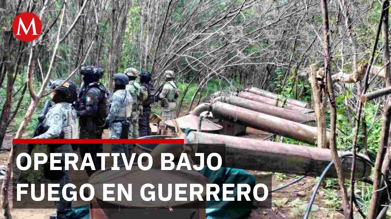 Aseguran 4 laboratorios de drogas sintéticas en Michoacán y Guerrero bajo fuego federal