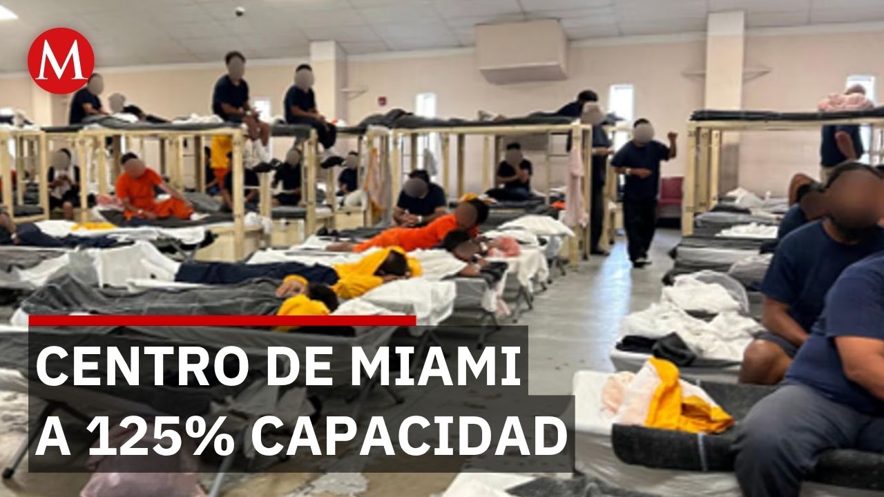 Centro de Miami mantiene a mil migrantes en hacinamiento sin atención médica
