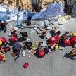 Brigadistas y cuerpos de emergencia participaron en ejercicios de atención y rescate durante el Segundo Simulacro Nacional realizado en Tamaulipas.