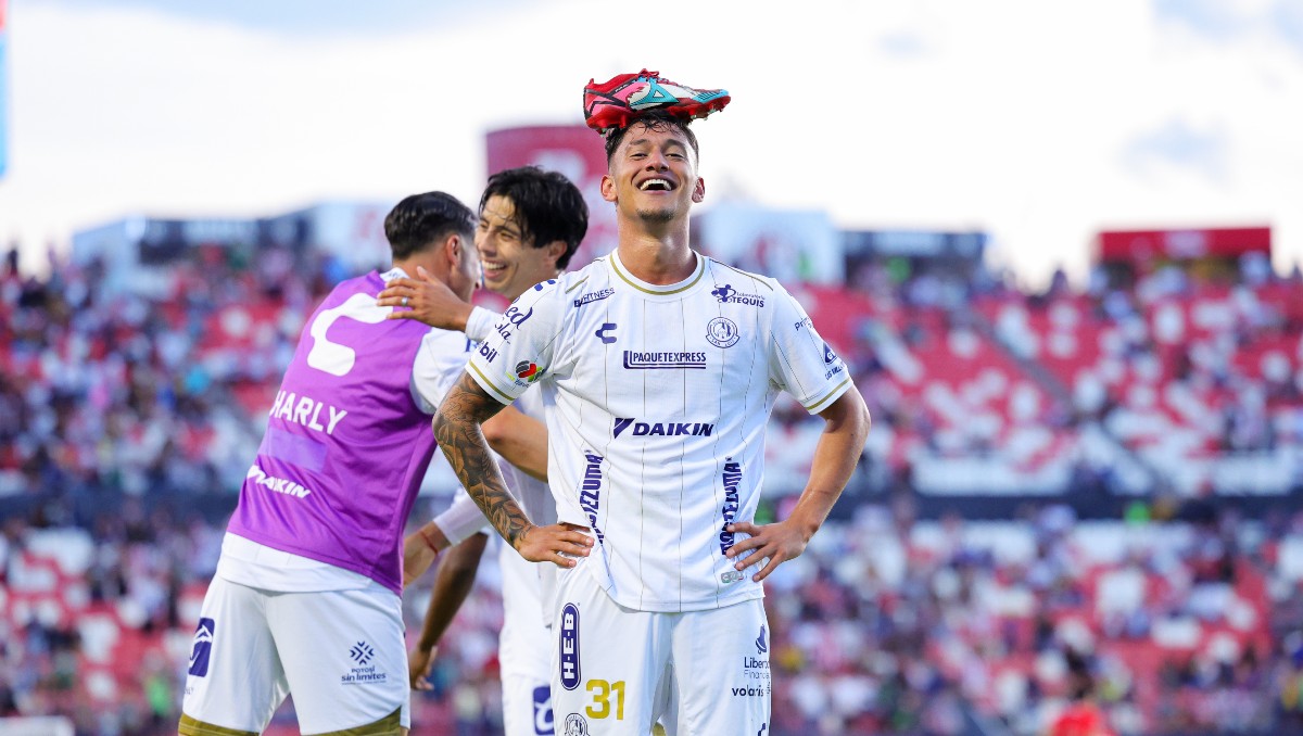 Eduardo Águila marcó en la victoria de San Luis ante Necaxa en el Apertura 2026 (Imago7)