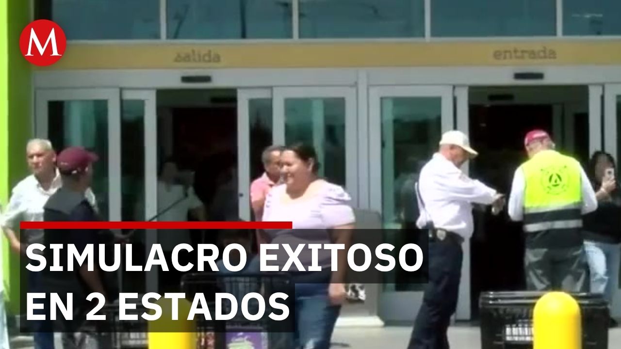 Hidalgo y Tamaulipas realizan simulacro con participación de grupos vulnerables
