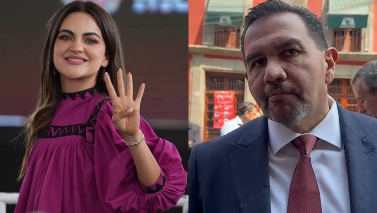 Llegan Andrea Chávez y Cruz Pérez Cuéllar a informe de Sheinbaum en Ciudad Juárez. | Foto: Especial