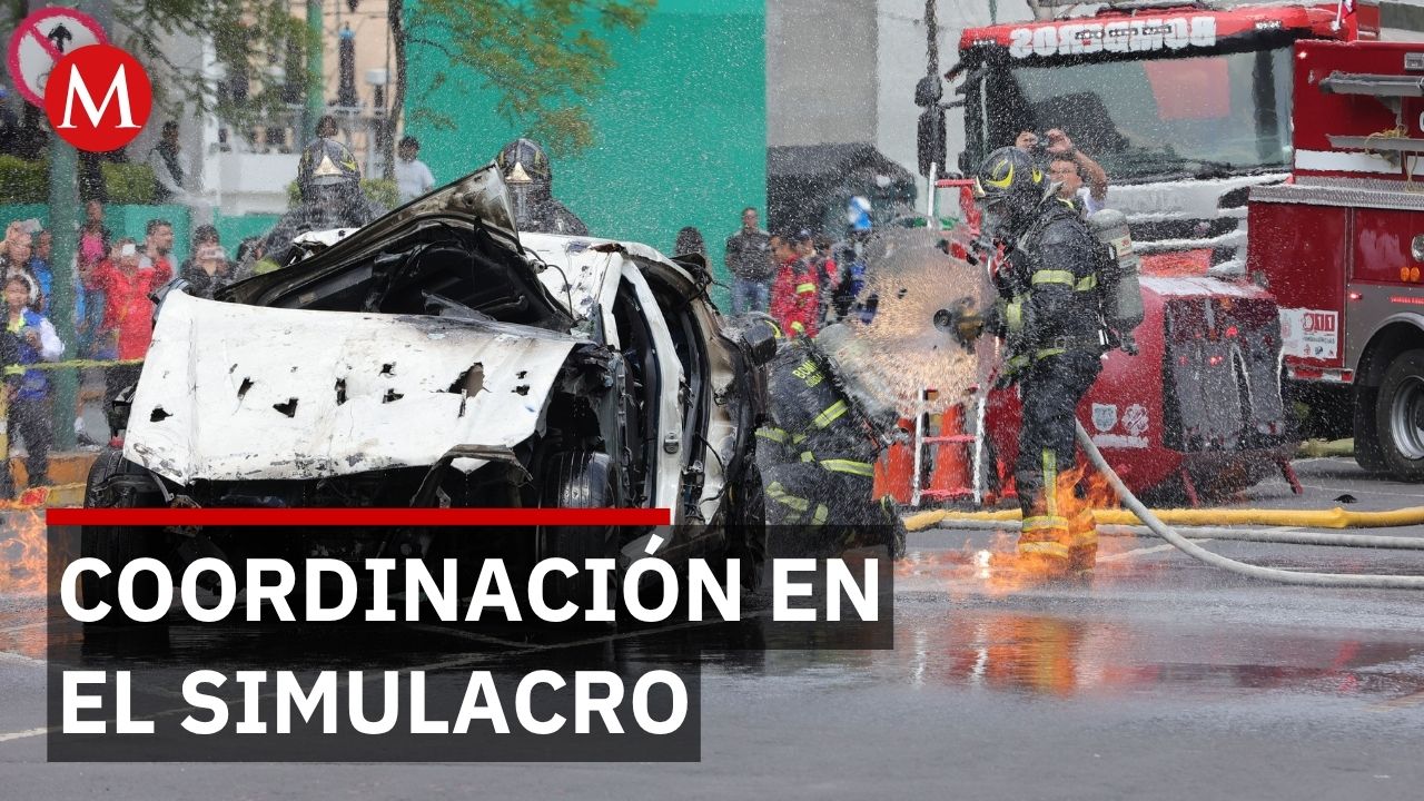 México realiza simulacro nacional para evaluar respuesta coordinada ante sismos