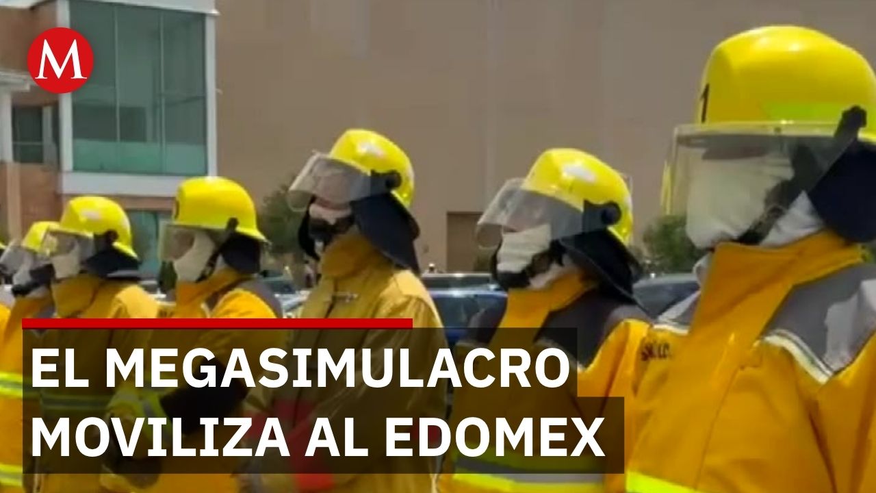 Estado de México realiza simulacro sísmico con 18 millones de habitantes