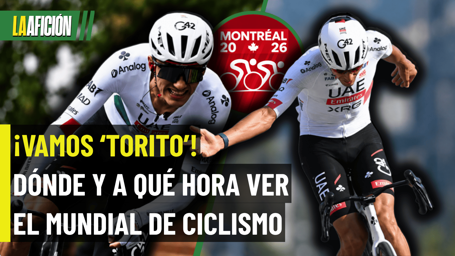 ¡OJOS DEL MUNDO SOBRE ISAAC DEL TORO! El mexicano va por el Mundial de Ciclismo