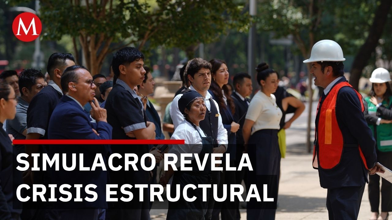 Segundo Simulacro Nacional 2026: Guerrero evacúa Palacio de Gobierno en un minuto