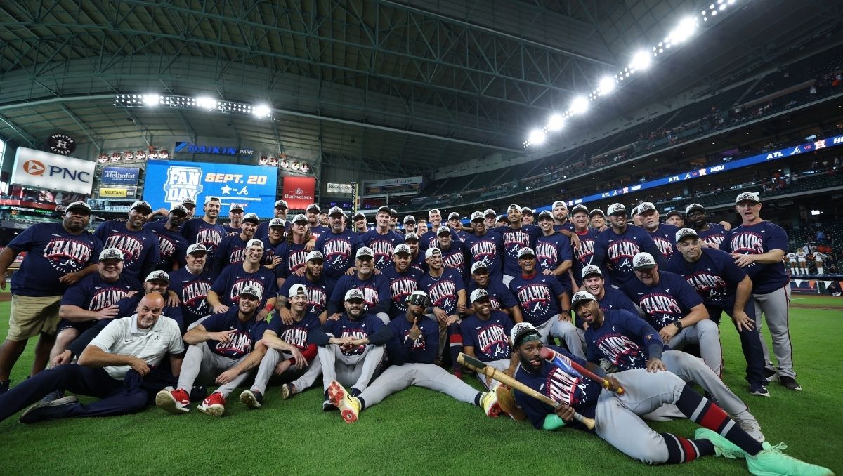 Braves conquistaN la División Este de la Liga Nacional en la MLB (X: @Braves)