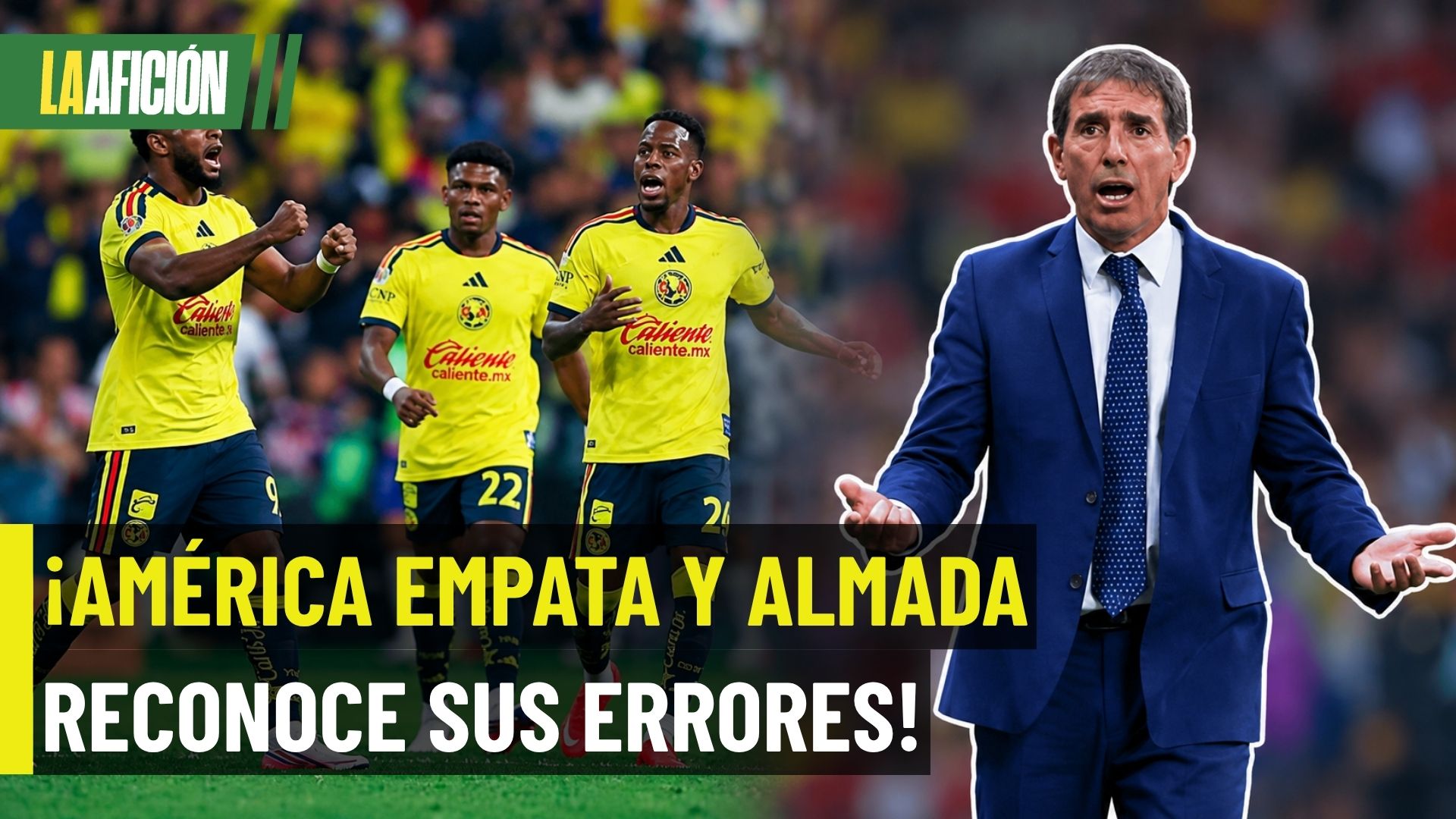¡No le gustó nada! Almada reclamó las fallas defensivas del América en el Clásico