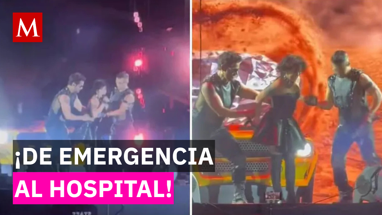 "No me puedo parar": Alejandra Guzmán se zafa la cadera en concierto y cancelan el show en Veracruz