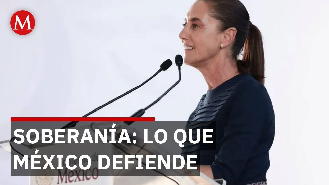 Presidenta afirma que México sostiene economía estadunidense y defiende su soberanía nacional