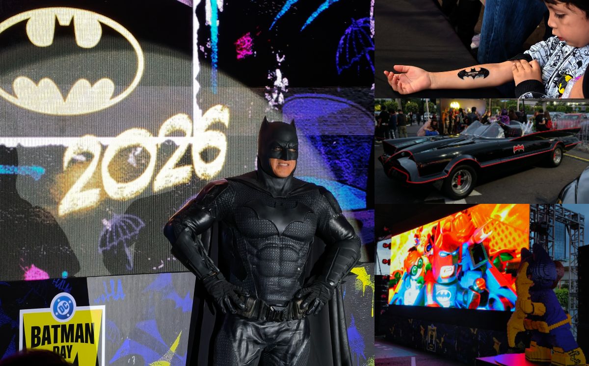 Se proyectó “Lego Batman: La película” (2017) y “Batman” (1989). Fotos: Omar Pardavé