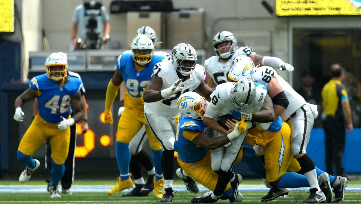 Raiders vs Chargers EN VIVO: Partido HOY de la Semana 2 de la NFL 2026 (Reuters)