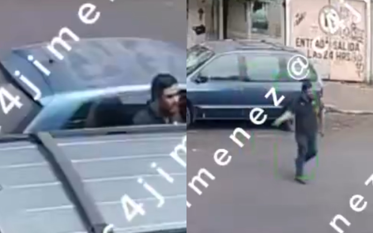 Un video registró el momento en que la mujer fue atacada en calles de la alcaldía Coyoacán. | Captura de pantalla