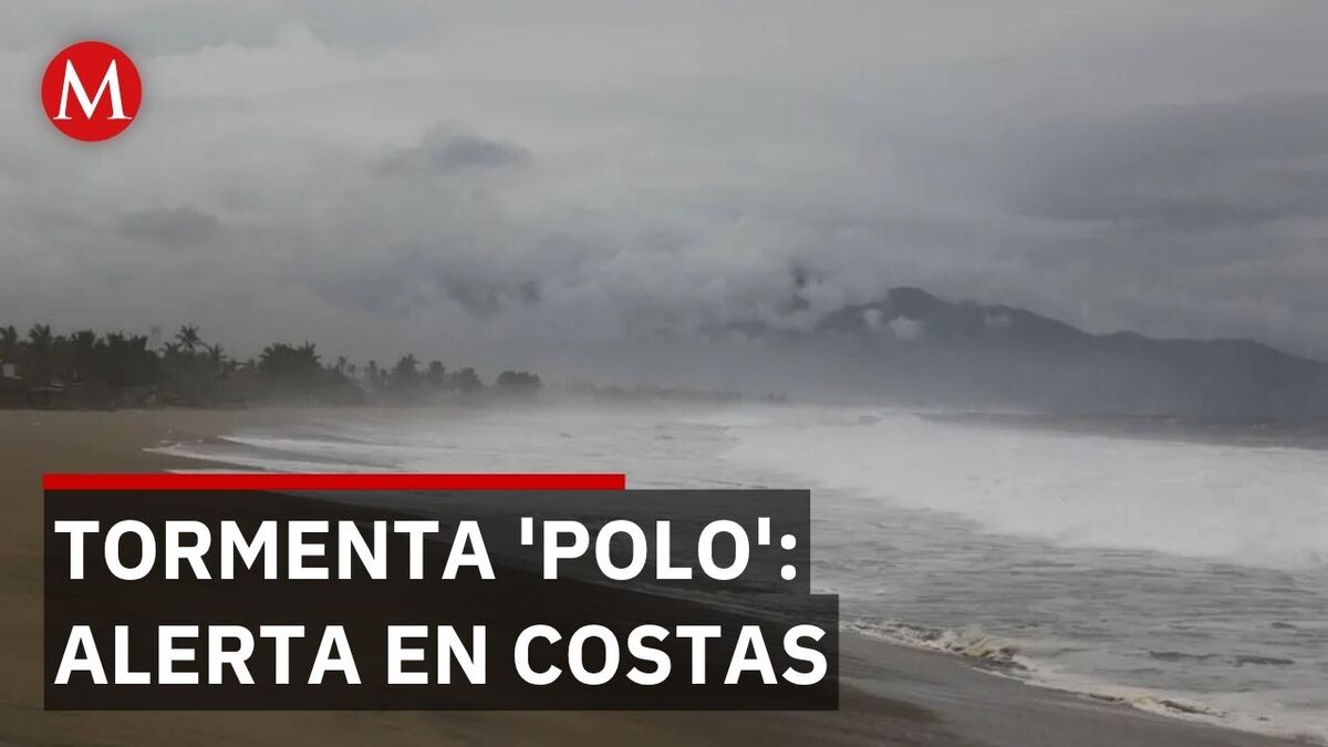 Alerta en Guerrero: tormenta 'Polo' provoca oleajes de 3 metros en playas