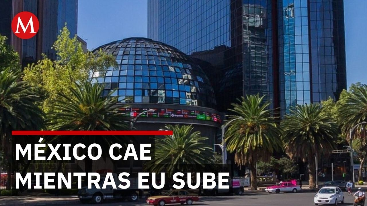 Bolsa mexicana cae a mínimos del año mientras Wall Street avanza con Trump