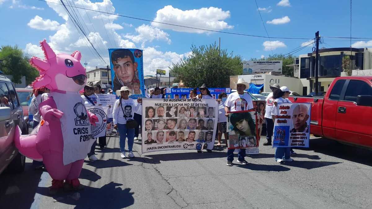 Búsqueda en Vida arranca con marcha por principales calles de Monclova.| Cortesía  Aranzazú Ayala / Búsqueda Nacional en Vida