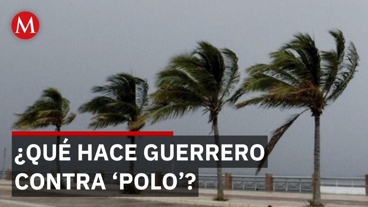Guerrero despliega 65 elementos en costas ante lluvias por huracán 'Polo'