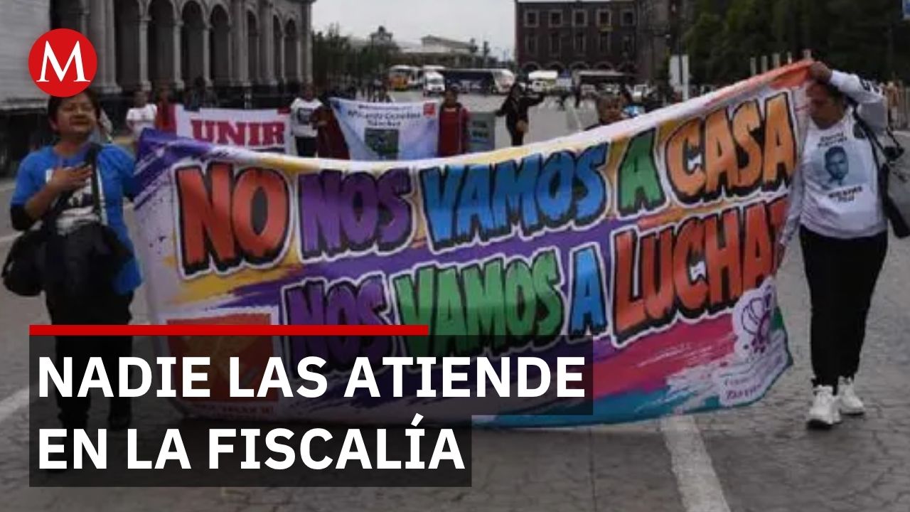 Madres buscadoras acampan 13 días en Fiscalía sin ser atendidas por funcionarios