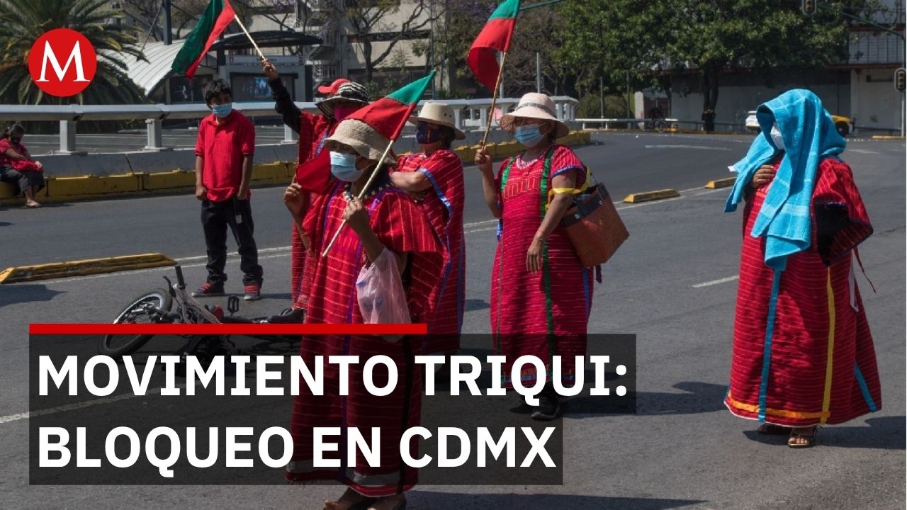 Movimiento triqui bloquea Gobernación causando caos vial en Chapultepec y Reforma