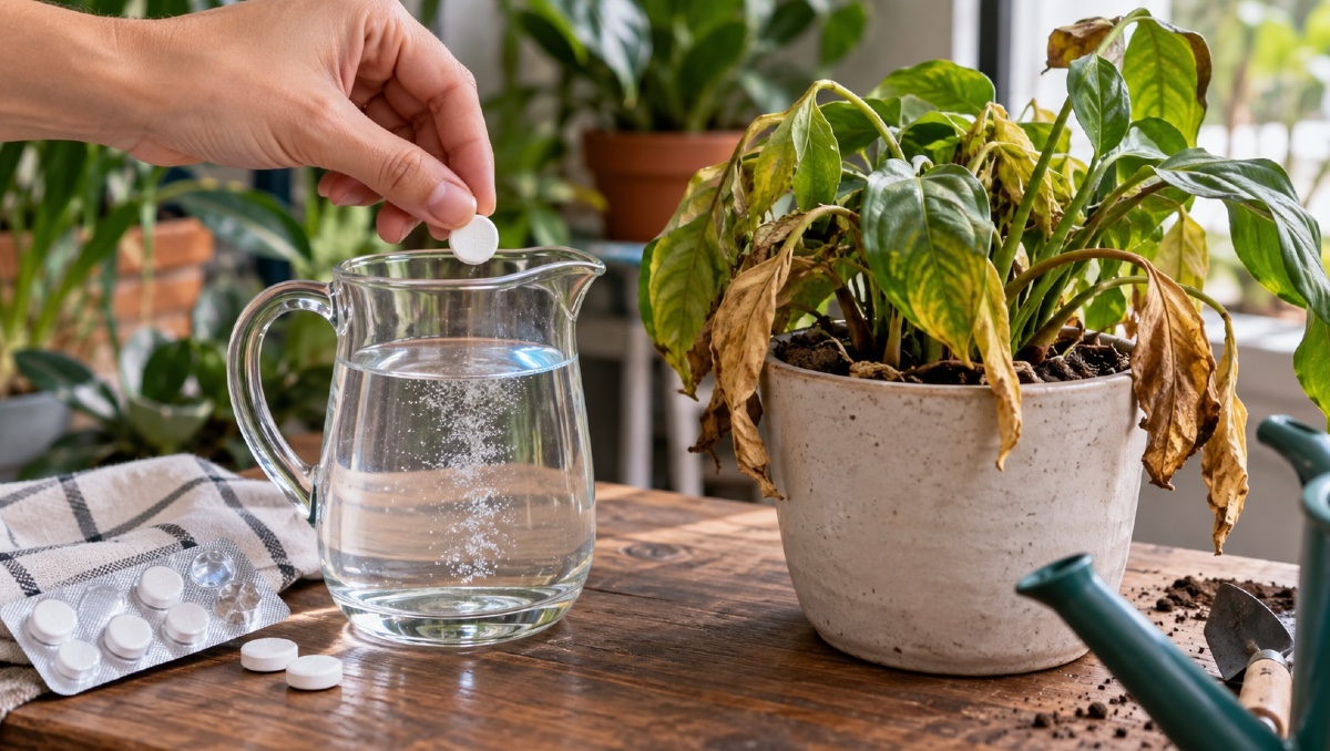 ¿Tus plantas se están secando? Prueba este truco con aspirina | IA DISCOVER