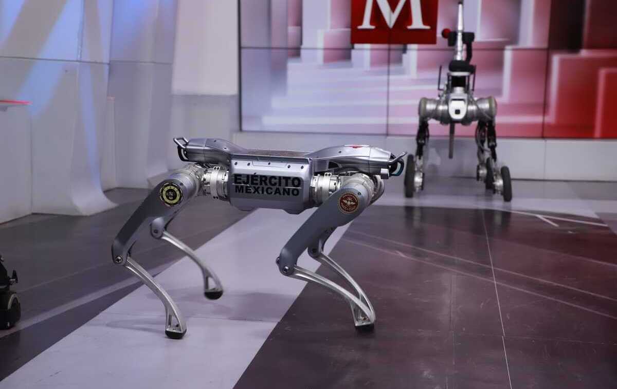Xólot, el robot de Sedena que será utilizado para detectar explosivos de fabricación casera